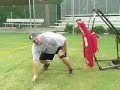 Casey Bass Teaches Football Line Blocking; Part #1