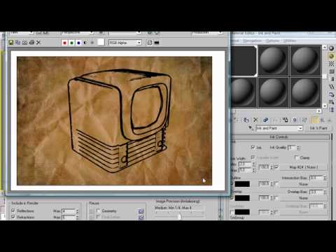 Monday Movie #35: 3dsMax Ink & Paint Sketch Tutorial