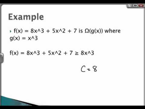 how to prove big o notation