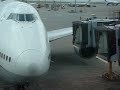 ANA B747-400 parking into gate 34 in HKIA ANA B747-400 parking into gate 34 in HKIA