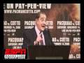 BOB ARUM talks Pacquiao-Mayweather site
