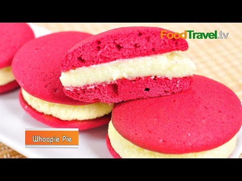 FoodTravelTVChannel - วูปปี้พาย Whoopy Pie ขนมที่คล้ายคุ้กกี้...