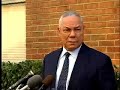 Powell implies he just read the script supporting war