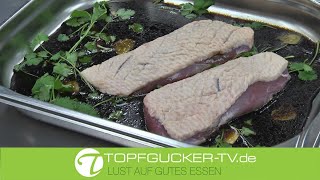Teriyaki Marinade | Barbarie Entenbrust | Rezeptempfehlung Topfgucker-TV Teriyaki Marinade | Barbarie Entenbrust | Rezeptempfehlung Topfgucker-TV