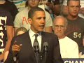 Barack rallied a crowd of almost 8000 on the night of the Pennsylvania primary in Evansville, IN.