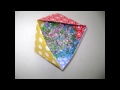 Manugami Manualidades de papel y origami: Cómo hacer una caja triangular