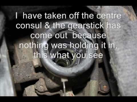 Suzuki Vitara gearstick retainer repair.wmv