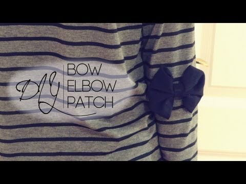 how to patch shirt elbows