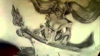 Sona - League of legends, Time Lapse Drawing