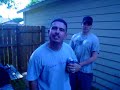 EL LATINO GETS INTERVIEWED DURING A COOKOUT