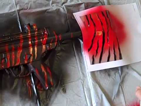 how to paint a gun