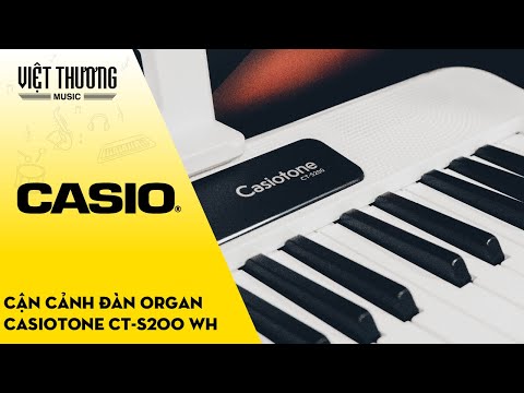 Slide cận cảnh hình ảnh đàn organ Casiotone CT-S200 model 2019