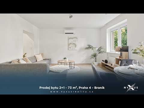 Video Prodej bytu 2+1 - 73 m² s balkónem a sklepem, Na Mlejnku, Praha 4 – Braník