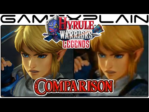 젤다무쌍 하이랄 올스타즈 비교 영상