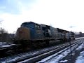 Lehigh Valley (Conrail) Lexington Ave. Cranford Westbound.flv