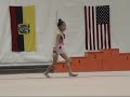 9-yr-old Elena Shinohara Freehands at Boston Cup 2009 Rhythmic Gymnastics 小学生新体操