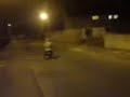 dominic wheelin a mini moto