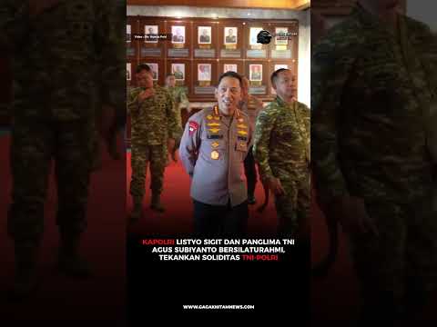 Kapolri Listyo Sigit dan Panglima TNI Agus Subiyanto Bersilaturahmi, Tekankan Soliditas TNI-Polri