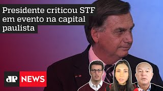 Salles, Amanda e Motta comentam críticas de Bolsonaro ao STF