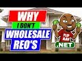 Why I don't Flip REO's & Real Estate Deals posted Online? Investing Flipping Houses