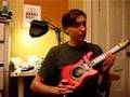 Circuit bent guitar.