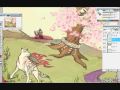 大神アマテラスを描いてみた part1
