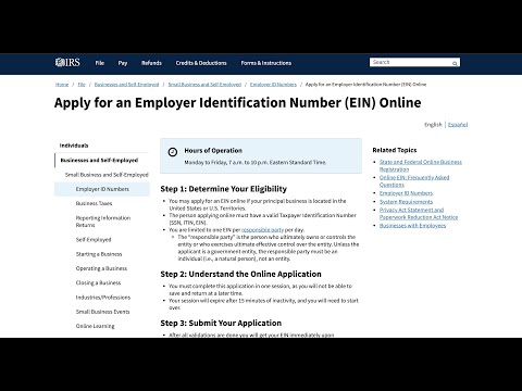 video-linktoworks-How to Apply for an EIN in 3 Minutes for FREE