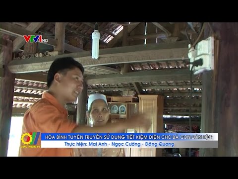 Hòa Bình tuyên truyền sử dụng tiết kiệm điện cho bà con dân tộc 