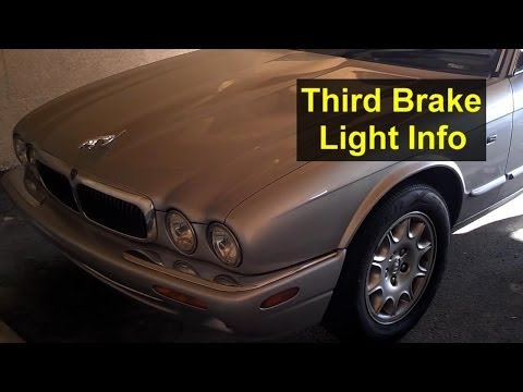 Jaguar third brake light bulb replacement and mounting information – Auto Repair Series