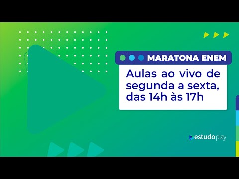 Maratona Enem - Segunda-feira: Linguagens/Redação