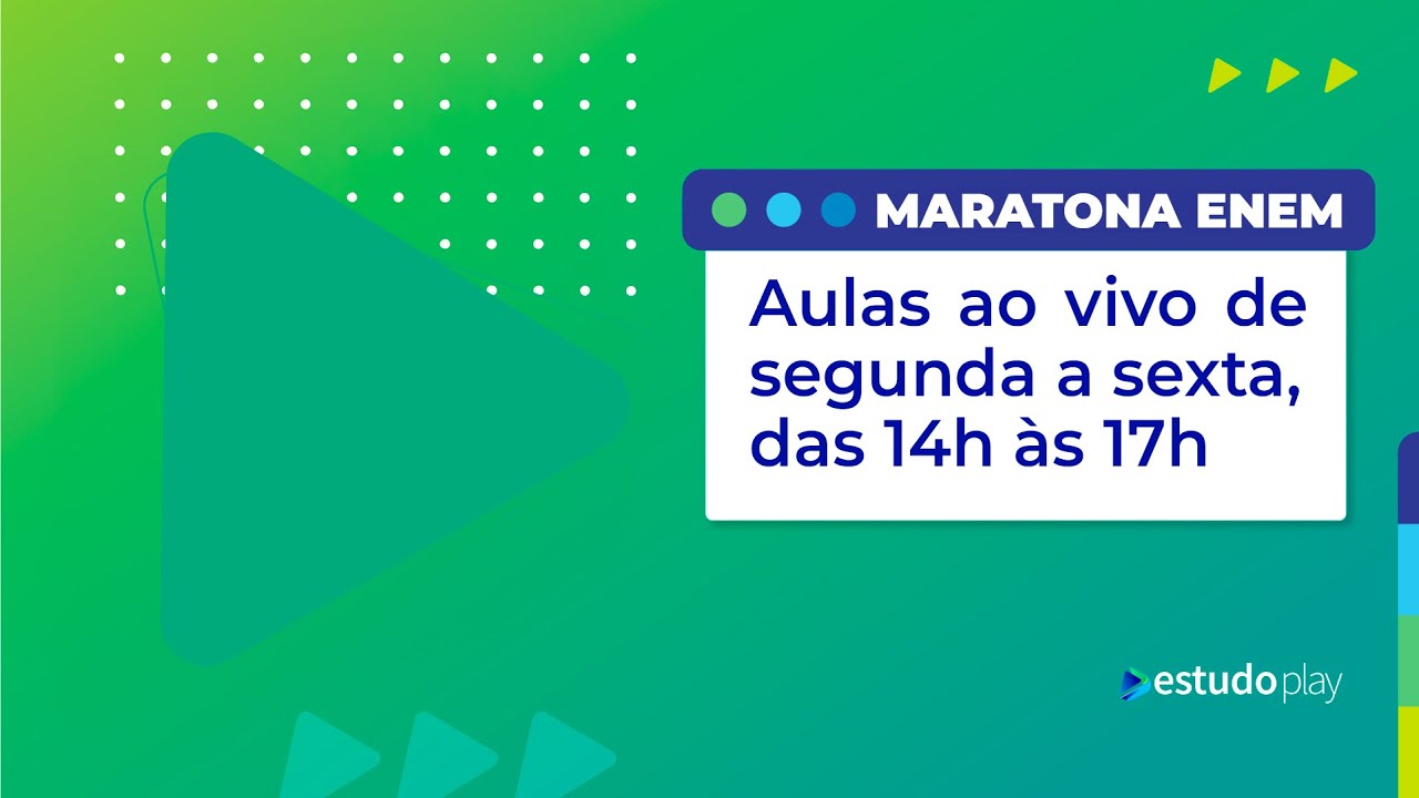 Maratona Enem - Segunda-feira: Linguagens/Redação