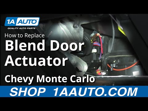 How To Install Replace AC Heater Temperature Actuator 2000-05 Chevy Monte Calro