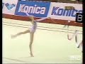 the start of a series of 3 tributes about the great gymnast who are forgot in the history of the gr, because the rg it's not 5 or 6 gymnasts
music : cliff martinez - wear your seat belt

la premiere videos d'une serie de 3, pour rendre hommage aux gymnastes oubliees de l'histoire de la gr, car la gr �a n'est pas que 5 ou 6 gymnastes.
musique : cliff martinez - wear your seat belt