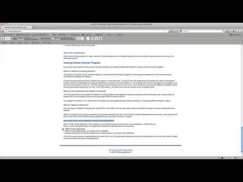 how to apply for section 8