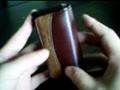 Faux Leather Case Cell Phone Holder