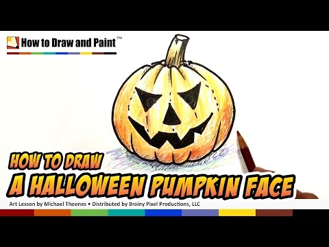 how to draw pumpkin