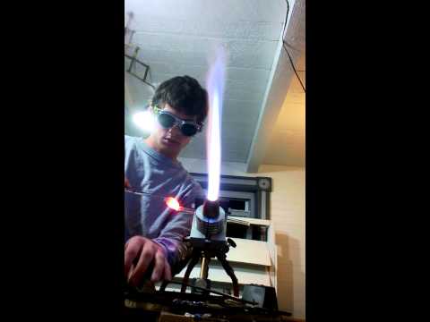 how to fuse glass with a torch