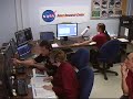 October 9th, 2009- This is the video showing the impact of the Lunar CRater Observation and Sensing Satellite (LCROSS) to the lunar surface (both Centaur and the shepherding spacecraft)
