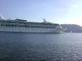 Vision of the Seas leaving Santos