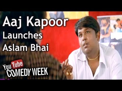 Hindi Film - LKLKBK - Comedy Scene - Johny Lever - Aaj Kapoor Launches Aslam Bhai