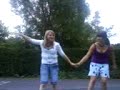 Kate und Ich tanzen..