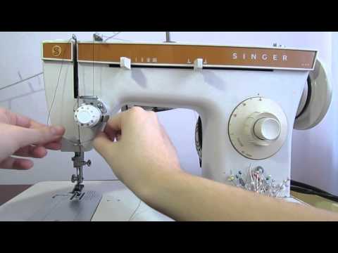 Aprendendo a mexer na maquina de costura - Como passar a linha