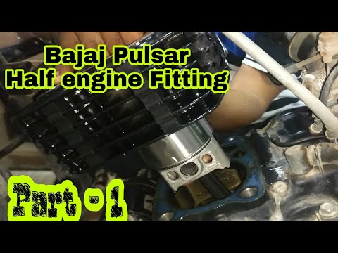 Bajaj Pulsar 150 Half Engine Fitting (Part -1) | Gajanan Auto Service And Parts