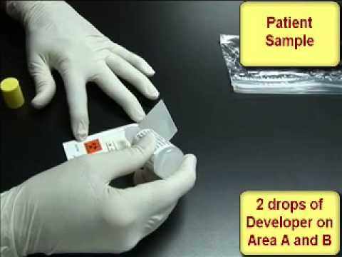 how to collect occult blood stool