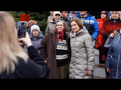 Президент Майя Санду в районе Кэлэрашь: «Европейское будущее для Молдовы означает больше процветающих населенных пунктов и лучшую жизнь для каждого гражданина»