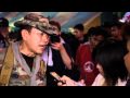Bangkok Red Shirt Protests 2010 - Maj-General Khattiya Sawasdipol 'Seh Daeng' before he was shot