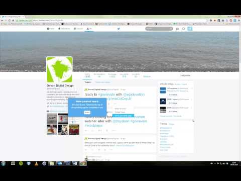 how to new twitter layout