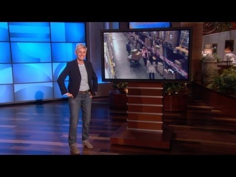 ikea - Ellen sent Amy to IKEA in a pregnancy belly to see who would help her with her shopping cart. The hidden cameras caught it all! See who won some serious cash...