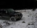 Mitsubishi Pajero snow fun - off road