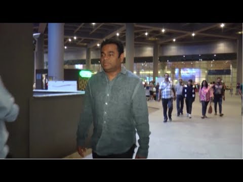 A. R. Rahman Spotted At Airport